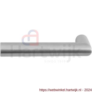 GPF Bouwbeslag RVS 1020L Mai L-model ovaal deurkruk gatdeel linkswijzend RVS geborsteld - H21002606 - afbeelding 1