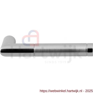 GPF Bouwbeslag RVS GPF1040 Kohu Duo deurkruk RVS gepolijst-RVS geborsteld - H21002477 - afbeelding 1