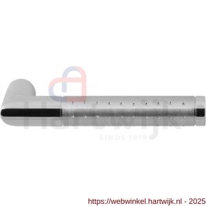 GPF Bouwbeslag RVS GPF1055 Haka deurkruk RVS gepolijst-RVS geborsteld - H21002481 - afbeelding 1