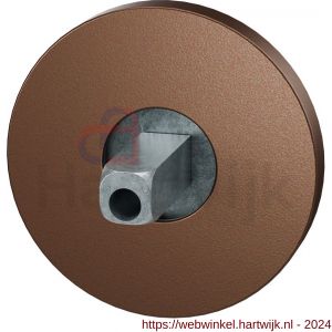 GPF Bouwbeslag Anastasius 1105.A2.0400 rozet rond 50x6 mm met vastgelaste knopvastzetter Bronze blend - H21013112 - afbeelding 1