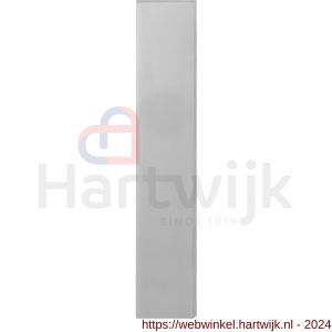 GPF Bouwbeslag RVS 1200.25L/R blind deurkruk gatdeel langschild rechthoekig 218x40x8.5 mm geheel blind links-rechtswijzend RVS geborsteld - H21004117 - afbeelding 1