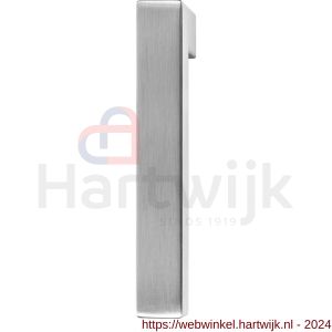 GPF Bouwbeslag RVS 1302.09KL/R Zaki+ raamkruk gatdeel zonder rozet links-rechtswijzend korte nek RVS geborsteld - H21010532 - afbeelding 1