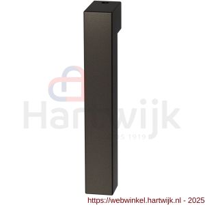 GPF Bouwbeslag Anastasius GPF1302KL/R Zaki+ raamkruk gatdeel korte nek links-rechtswijzend Dark blend - H21012238 - afbeelding 1