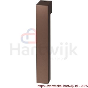 GPF Bouwbeslag Anastasius GPF1302KL/R Zaki+ raamkruk gatdeel korte nek links-rechtswijzend Bronze blend - H21012236 - afbeelding 1