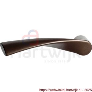 GPF Bouwbeslag Anastasius GPF1340.A2 L Kino deurkruk gatdeel linkswijzend Bronze blend - H21010543 - afbeelding 1