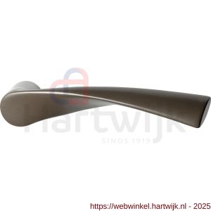 GPF Bouwbeslag Anastasius GPF1340.A3 R Kino deurkruk gatdeel rechtswijzend Mocca blend - H21010546 - afbeelding 1