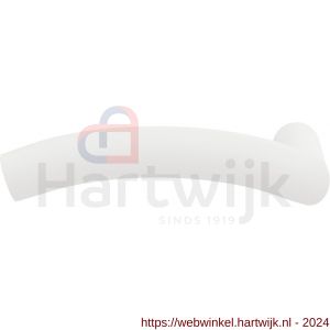 GPF Bouwbeslag ZwartWit 2035.62L Papa deurkruk gatdeel linkswijzend wit - H21017070 - afbeelding 1