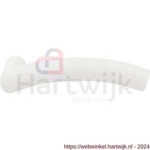 GPF Bouwbeslag ZwartWit 2035.62R Papa deurkruk gatdeel rechtswijzend wit - H21017072 - afbeelding 1