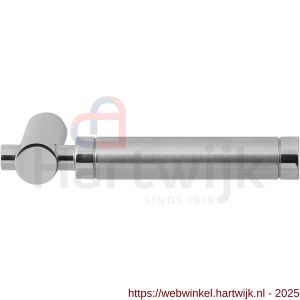 GPF Bouwbeslag RVS GPF2075 Moko Duo deurkruk RVS gepolijst-RVS geborsteld - H21002540 - afbeelding 1