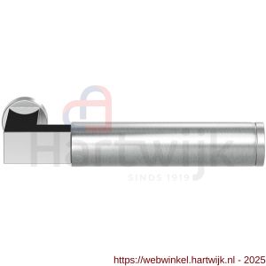GPF Bouwbeslag RVS GPF2080 Kuri Duo deurkruk RVS gepolijst-RVS geborsteld - H21002649 - afbeelding 1