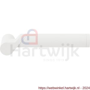 GPF Bouwbeslag ZwartWit 3025.62R Horo deurkruk gatdeel rechtswijzend wit - H21017094 - afbeelding 1