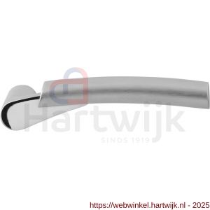 GPF Bouwbeslag RVS GPF3030 Hine Duo deurkruk RVS gepolijst-RVS geborsteld - H21002665 - afbeelding 1