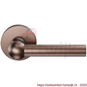 GPF Bouwbeslag Anastasius GPF3040.A2-00 Hipi deurkruk 50x8 mm op rond rozet Bronze blend - H21013896 - afbeelding 1