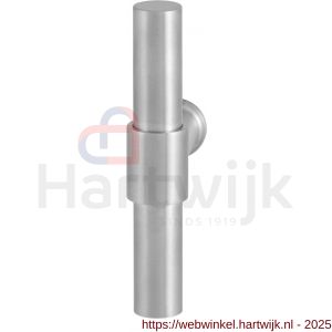 GPF Bouwbeslag RVS GPF3046 Hipi Deux kruiskruk 103 mm RVS geborsteld - H21008053 - afbeelding 1
