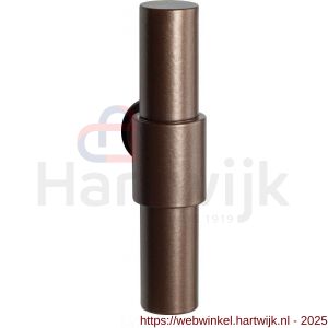 GPF Bouwbeslag Anastasius GPF3047.A2 L/R Hipi Deux+ kruiskruk gatdeel 105,5 mm links-rechtswijzend Bronze blend - H21010562 - afbeelding 1