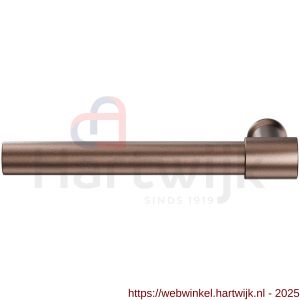 GPF Bouwbeslag Anastasius GPF3051.A2 L/R Hipi Deux deurkruk gatdeel 139 mm links-rechtswijzend Bronze blend - H21010566 - afbeelding 1