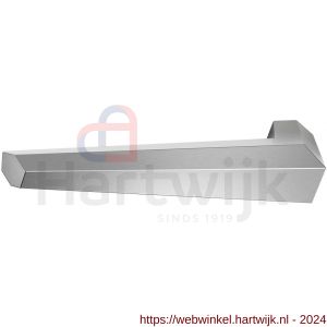 GPF Bouwbeslag RVS 3112.09L Rua deurkruk gatdeel RVS geborsteld linkswijzend RVS geborsteld - H21017097 - afbeelding 1