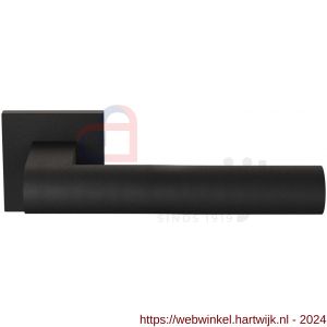 GPF Bouwbeslag ZwartWit 3145.61-02 Umu deurkruk op vierkant rozet 50x50x8 mm zwart - H21017101 - afbeelding 1