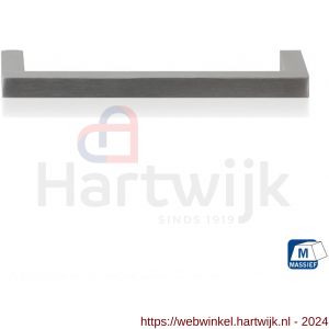 GPF Bouwbeslag RVS 5201.09 meubelgreep rechthoekig 8x8x136/128 mm RVS geborsteld - H21005591 - afbeelding 1