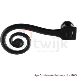 GPF Bouwbeslag Smeedijzer GPF6200L Kera deurkruk gatdeel linkswijzend smeedijzer zwart - H21002854 - afbeelding 1
