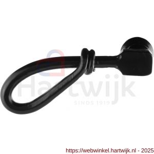 GPF Bouwbeslag Smeedijzer GPF6255L Sula deurkruk gatdeel linkswijzend smeedijzer zwart - H21002875 - afbeelding 1