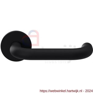GPF Bouwbeslag Entree 805VZ U-model 19 mm deurkruk op rozet zwart - H21009305 - afbeelding 1