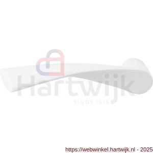 GPF Bouwbeslag ZwartWit GPF8227L Kino deurkruk gatdeel linkswijzend wit - H21002635 - afbeelding 1