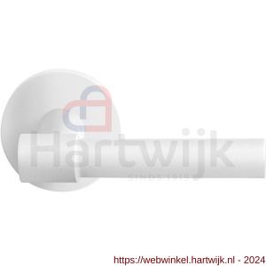 GPF Bouwbeslag ZwartWit 8233.62-00 Hipi Deux deurkruk op rond rozet 50x8 mm wit - H21013982 - afbeelding 1