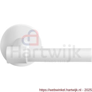 GPF Bouwbeslag ZwartWit GPF8233.62-00 Hipi Deux deurkruk op rond rozet 50x8 mm wit - H21013982 - afbeelding 1