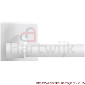 GPF Bouwbeslag ZwartWit GPF8233.62-02 Hipi Deux deurkruk op vierkant rozet 50x50x8 mm wit - H21013983 - afbeelding 1