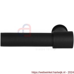 GPF Bouwbeslag ZwartWit 8234L/R Hipi Deux+ 105,5 mm deurkruk gatdeel links-rechtswijzend zwart - H21008041 - afbeelding 1