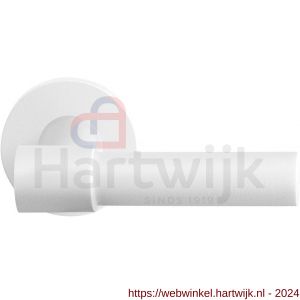 GPF Bouwbeslag ZwartWit 8236.62-00 Hipi Deux+ deurkruk op rond rozet 50x8 mm wit - H21013987 - afbeelding 1