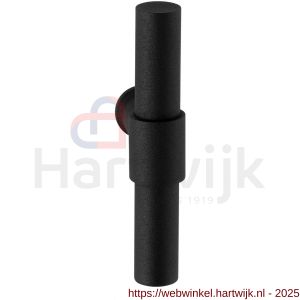 GPF Bouwbeslag ZwartWit GPF8238L/R Hipi Deux 103 mm deurkruk gatdeel links-rechtswijzend zwart - H21008045 - afbeelding 1