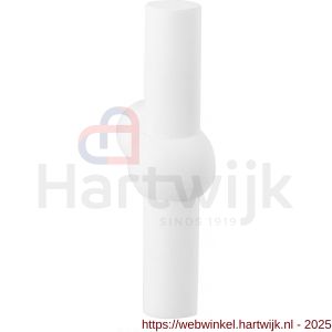 GPF Bouwbeslag ZwartWit GPF8242L/R Hipi kruiskruk gatdeel links-rechtswijzend wit - H21002684 - afbeelding 1