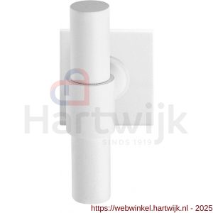 GPF Bouwbeslag ZwartWit GPF8243.62-02 Hipi Deux+ kruiskruk op vierkant rozet 50x50x8 mm wit - H21014013 - afbeelding 1