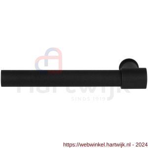 GPF Bouwbeslag ZwartWit 8244L/R Hipi Deux 139 mm deurkruk gatdeel links-rechtswijzend zwart - H21008038 - afbeelding 1