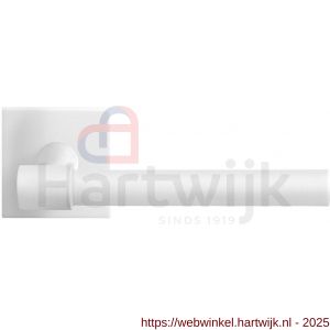 GPF Bouwbeslag ZwartWit GPF8246.62-02 Hipi Deux deurkruk op vierkant rozet 50x50x8 mm wit - H21014019 - afbeelding 1