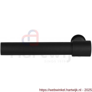 GPF Bouwbeslag ZwartWit GPF8248L/R Hipi Deux+ 141,5 mm deurkruk gatdeel links-rechtswijzend zwart - H21008042 - afbeelding 1