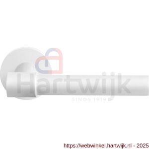 GPF Bouwbeslag ZwartWit GPF8249.62-00 Hipi Deux+ deurkruk op rond rozet 50x8 mm wit - H21014028 - afbeelding 1