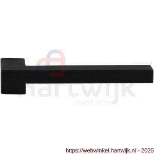 GPF Bouwbeslag ZwartWit GPF8285R Raa deurkruk gatdeel rechtswijzend zwart - H21007756 - afbeelding 1