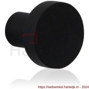 GPF Bouwbeslag ZwartWit 8504.30 meubelknop rond 30 mm hoogte 28 mm zwart - H21005425 - afbeelding 1