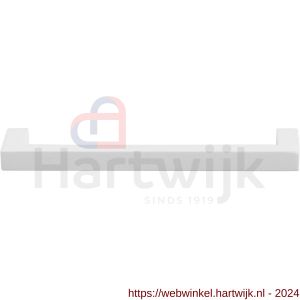 GPF Bouwbeslag ZwartWit 8560.62 meubelgreep rechthoekig 10x10x106/96 mm wit - H21005634 - afbeelding 1