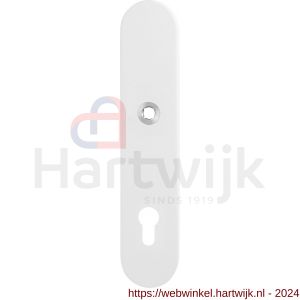 GPF Bouwbeslag ZwartWit 8841.62/92 veiligheids buitenschild SKG*** 248x52x11 mm afgerond PC92 wit - H21008584 - afbeelding 1