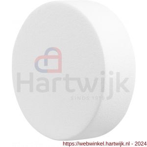GPF Bouwbeslag ZwartWit 8855.62 S4 excentrische knop 60x16 mm voor veiligheids schilden vast met bout M10 wit - H21008603 - afbeelding 1