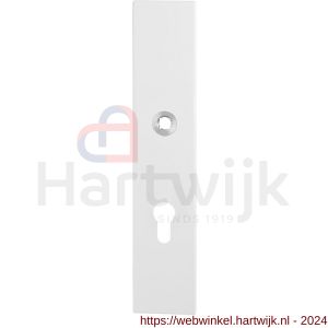 GPF Bouwbeslag ZwartWit 8872.62/72 veiligheids binnenschild SKG*** 248x52x8 mm rechthoekig PC72 wit - H21008636 - afbeelding 1