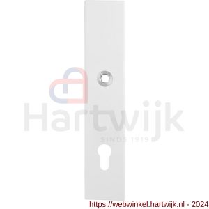 GPF Bouwbeslag ZwartWit 8872.62/92 veiligheids binnenschild SKG*** 248x52x8 mm rechthoekig PC92 wit - H21008637 - afbeelding 1
