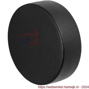 GPF Bouwbeslag ZwartWit 8965.61 S1 excentrische knop 60x16 mm draaibaar met krukstift zwart - H21008665 - afbeelding 1