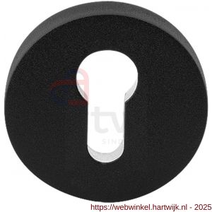 GPF Bouwbeslag ZwartWit GPF9391.61 Outside veiligheidsbuitenrozet rond 54 mm SKG*** zwart - H21012951 - afbeelding 1