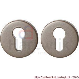 GPF Bouwbeslag Anastasius GPF9391.A3 Set veiligheidsrozet rond 54x12,5 mm SKG*** Mocca blend - H21012981 - afbeelding 1