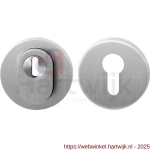 GPF Bouwbeslag RVS GPF9392.09 Set veiligheidsrozet rond 54 mm SKG*** kerntrekbeveiliging RVS geborsteld - H21013011 - afbeelding 1